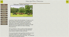 Desktop Screenshot of indianlandfarm.com